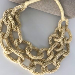 Beach Summer Is Calling with this cream necklace!